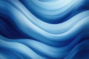 Obraz premium Abstract blue wave pattern with smooth flowing lines and gradients