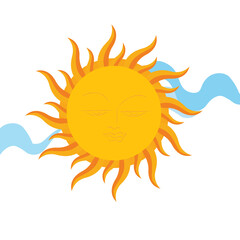 sun vector illustration