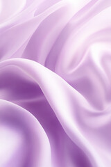 Obraz premium Elegant flowing lavender fabric with soft waves and smooth texture