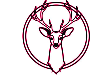 deer head vector
