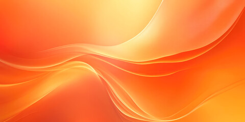 Vibrant abstract orange swirl with flowing patterns and textures