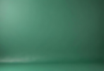 Fototapeta premium Green backdrop with smooth texture