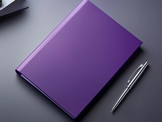 Purple Notebook & Pen