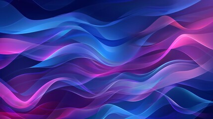 Fototapeta premium Abstract blue and purple background with curved shapes