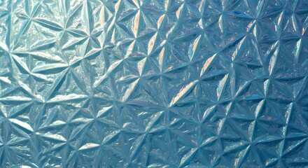 A holographic ice texture with glimmering silver and light blue shades, resembling frozen crystals, Ai Generated