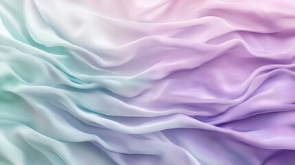 Obraz premium Abstract silk texture with soft gradient colors, dreamy and smooth