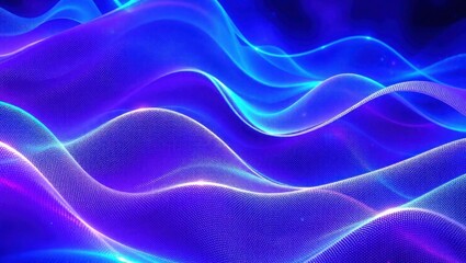 Obraz premium Abstract image featuring dynamic swirls of pink and purple hues, intermingling with traces of light blue