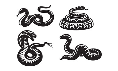 Obraz premium vector illustration of a snake