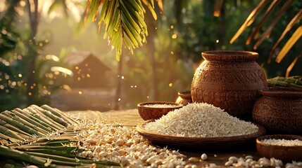 Fototapeta premium Kerala Traditional Foods.