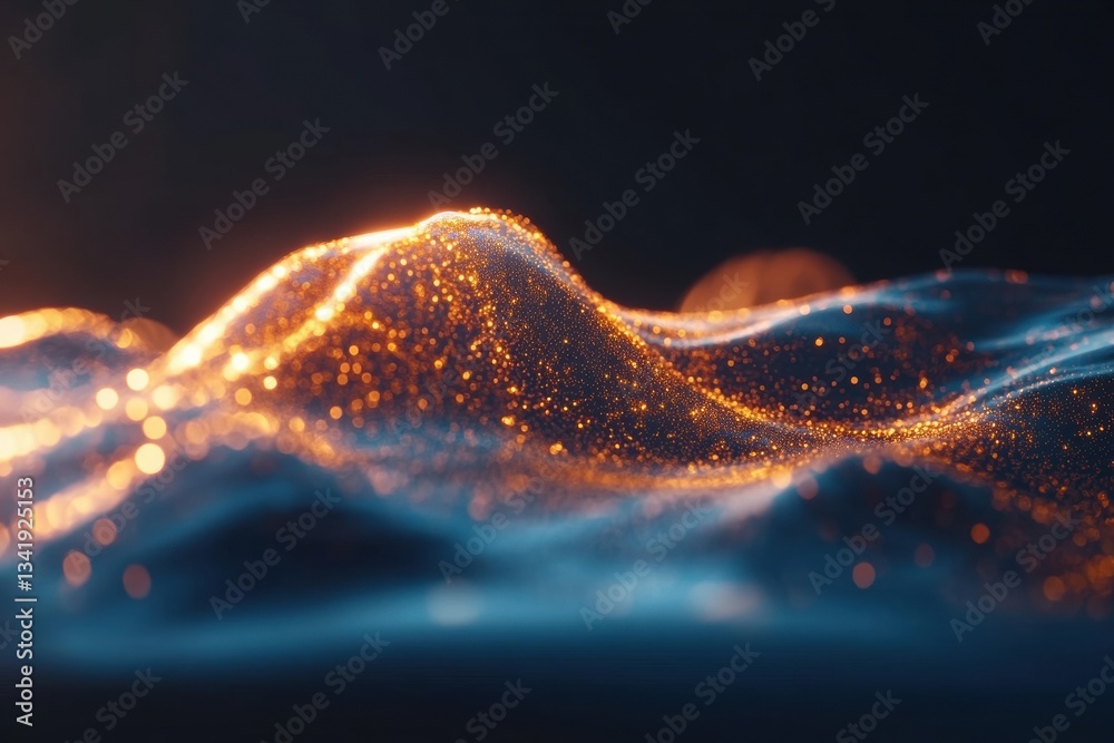 Leinwandbilder Quantum Flux Visualization Immersive AI Neural Network Dynamics Revealing Cutting-Edge Machine Learning Complexity in Deep Tech Innovation