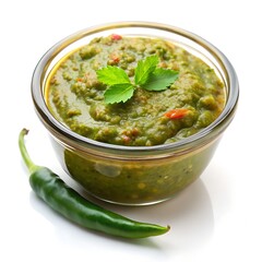 green pea soup with basil
