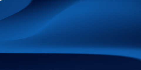 Colorful abstract blue background ,Blue curve design smooth shape by blue color with blurred line blue dark