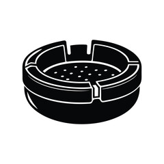 ashtray silhouette art