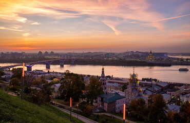 Sunset in Nizhny Novgorod
