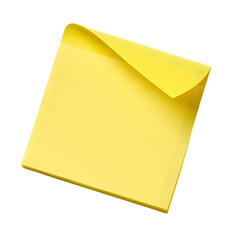 yellow envelope isolated on white background