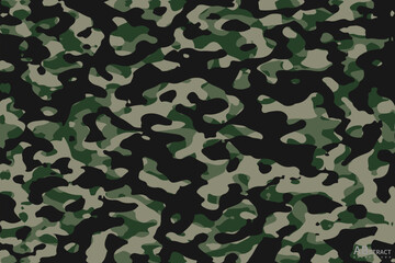 Fototapeta premium Army camouflage vector seamless pattern. Texture military camouflage repeats seamless army Design background Free Vector