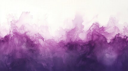 Fototapeta premium Abstract Purple Watercolor Painting