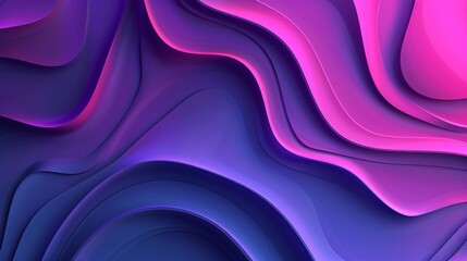 Obraz premium Abstract background with pink and blue shapes, fluid curves and curved lines. Modern wallpaper