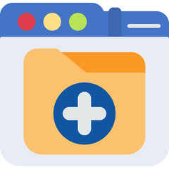 Obraz premium Add folder Icon
