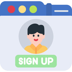 Sign up Icon