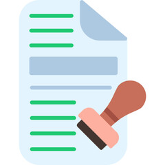 Fototapeta premium Approved Icon