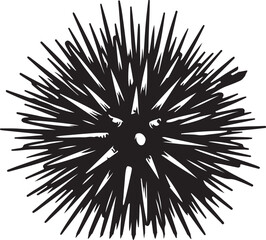 Obraz premium Close-Up of a Spiny Sea Urchin on Ocean Floor – Marine Life and Underwater Theme