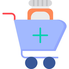 Obraz premium Trolley Icon