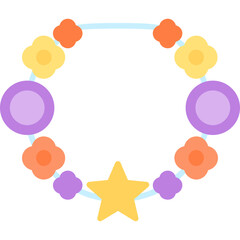 Flower necklace Icon