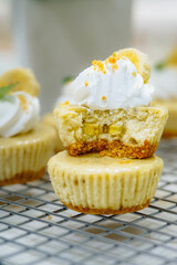 Indulge in the heavenly fusion of ripe bananas and velvety cheesecake, perfectly balanced with a...