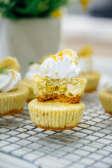 Indulge in the heavenly fusion of ripe bananas and velvety cheesecake, perfectly balanced with a...