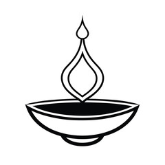 vector illustration of a candle