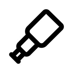 Telescope icon. sign for mobile concept and web design. vector illustration