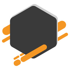 Hexagonal Sale Banner Icon