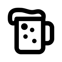 Beer Icon Isolated Beer Symbol Vector Design Illustration 