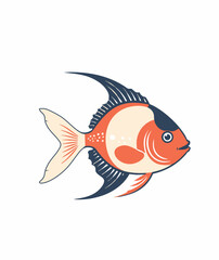 Tropical Fish – Vector Illustration - Clipart