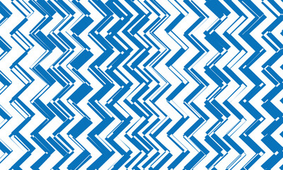 abstract trendy black three line zigzag wave pattern perfect for background.