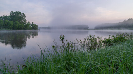 morning mist on the lake