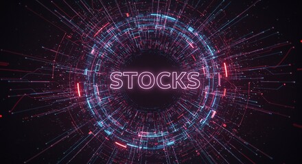 Obraz premium Stocks: Capturing the digital essence of 
