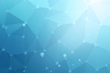 Obraz premium Abstract Geometric Background with Blue Polygons and Dotted Patterns, Perfect for Tech-Inspired Graphic Design or Digital Interface Projects