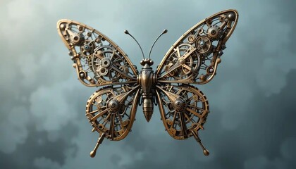 Mechanical Butterfly Gear Wings