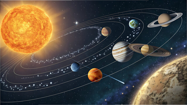 planet in space