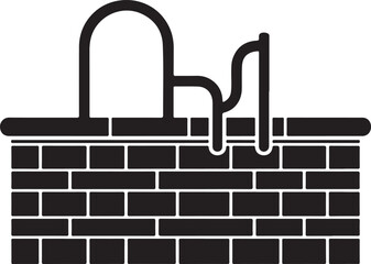 Obraz premium the art of pool silhouette victor design image isolated on the white background.