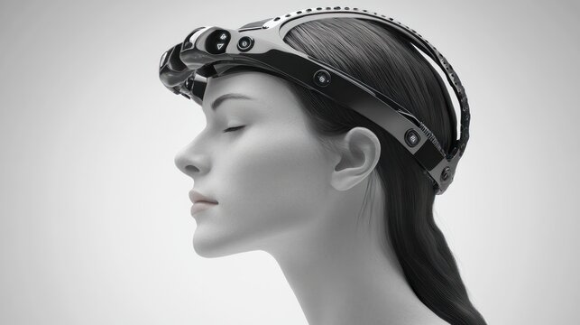 Futuristic brain computer interface device for advanced technology exploration