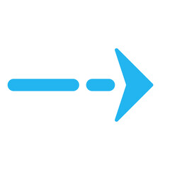 Blue Arrow Icon