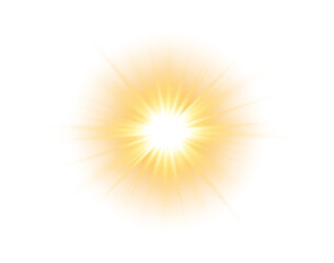 Obraz premium Sunlight and Lens Flare Effect for Overlays