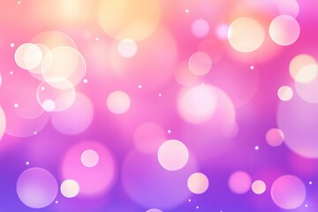 Dreamy background of light orbs Soft pastel pinks purples and yellows blend together