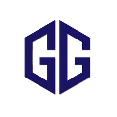 Web line modern color full letter logo design