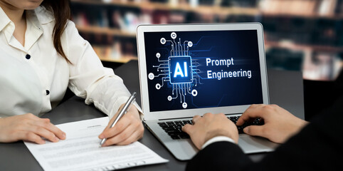 Generative AI virtual assistant tools for prompt engineer and user for ease of engage artificial...
