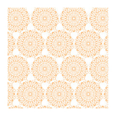 Mandala art Seamless Pattern Illustration
