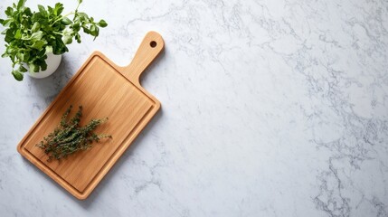 Fototapeta premium Minimal home interior,bright kitchen with wooden wall and counter.